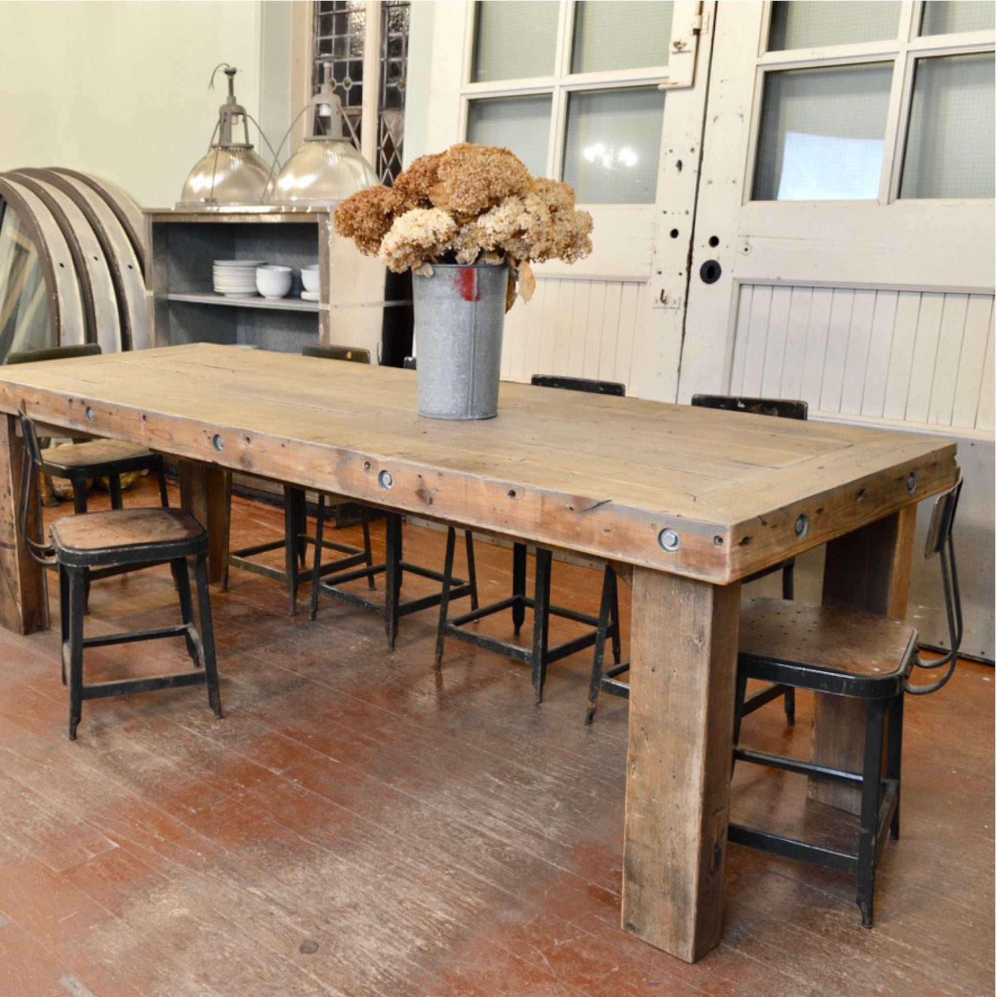 Custom Reclaimed Wood Table - Salvage-Garden