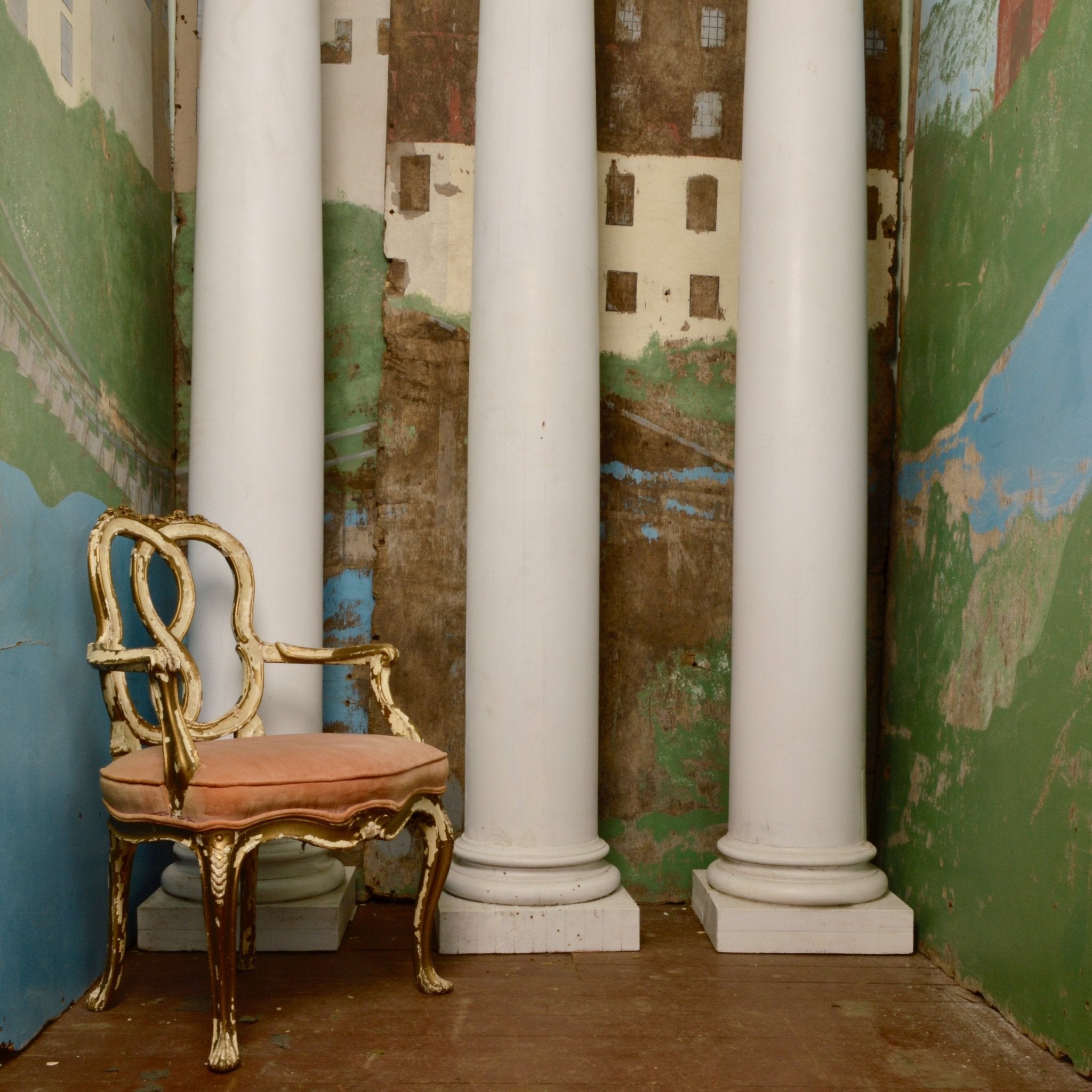 Doric Porch Columns - Salvage-Garden