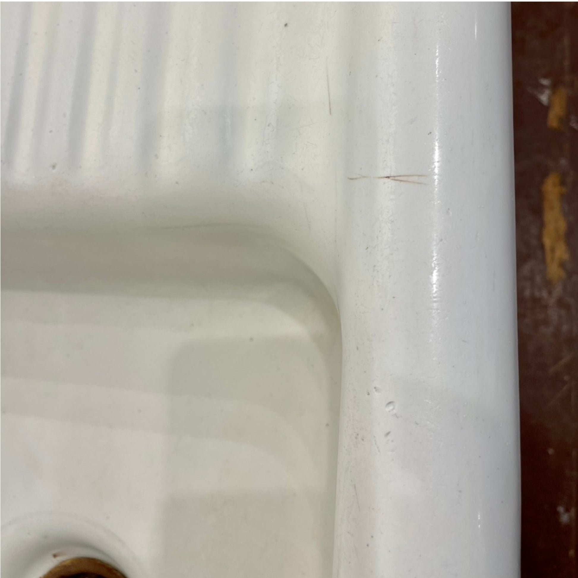 Farmhouse Cast Iron Sink With Draining Board - Salvage-Garden