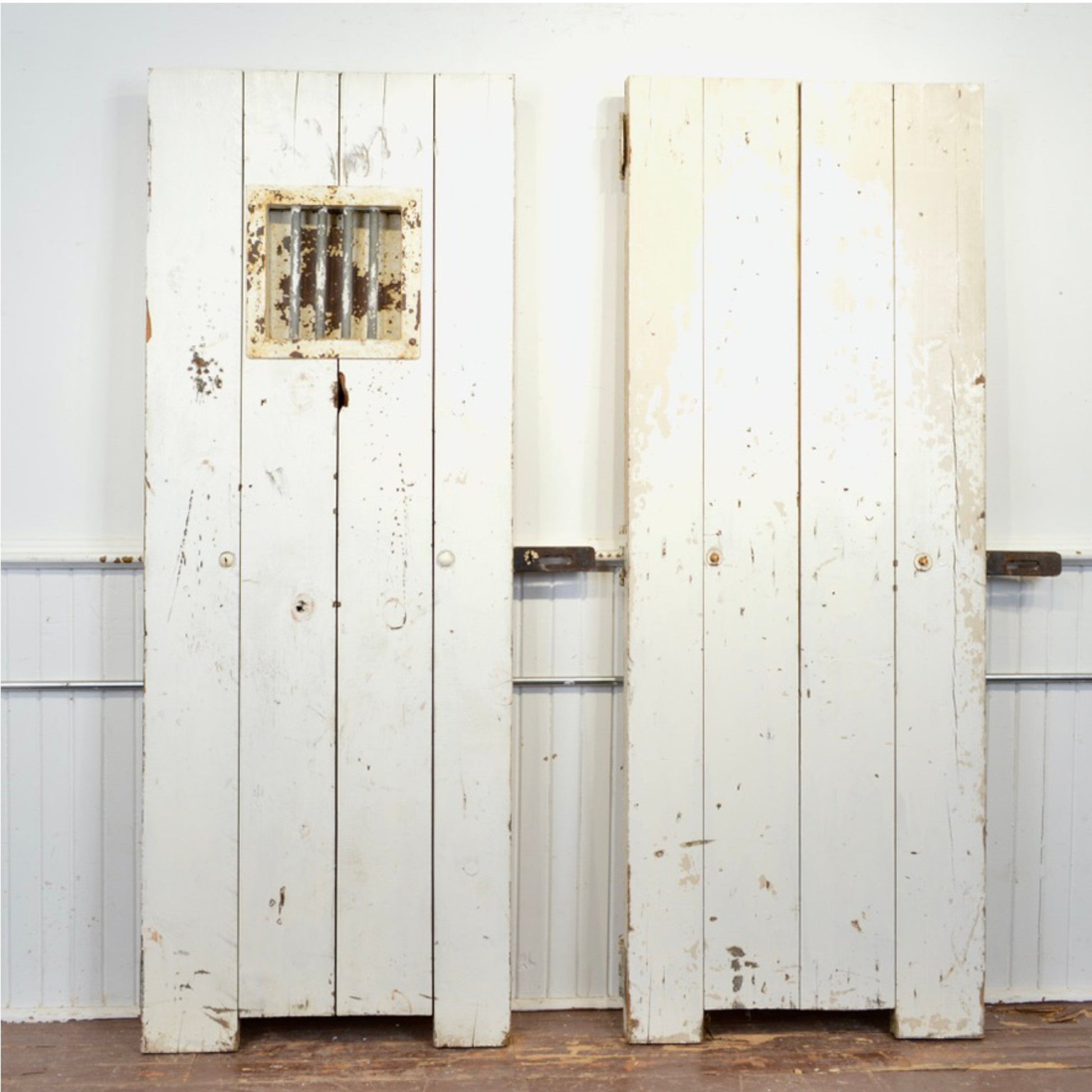Jail House Doors From Northern Ontario - Salvage-Garden