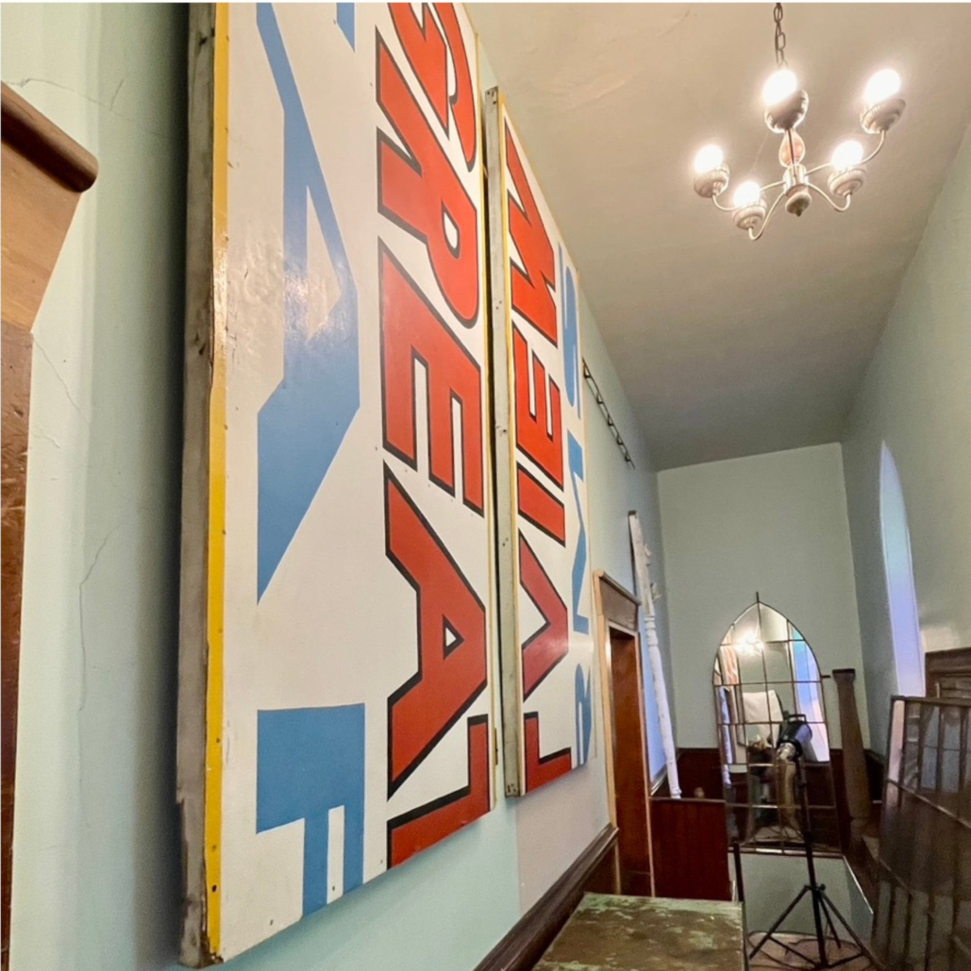 Large Vintage Farm Sign c. 1970s - Salvage-Garden