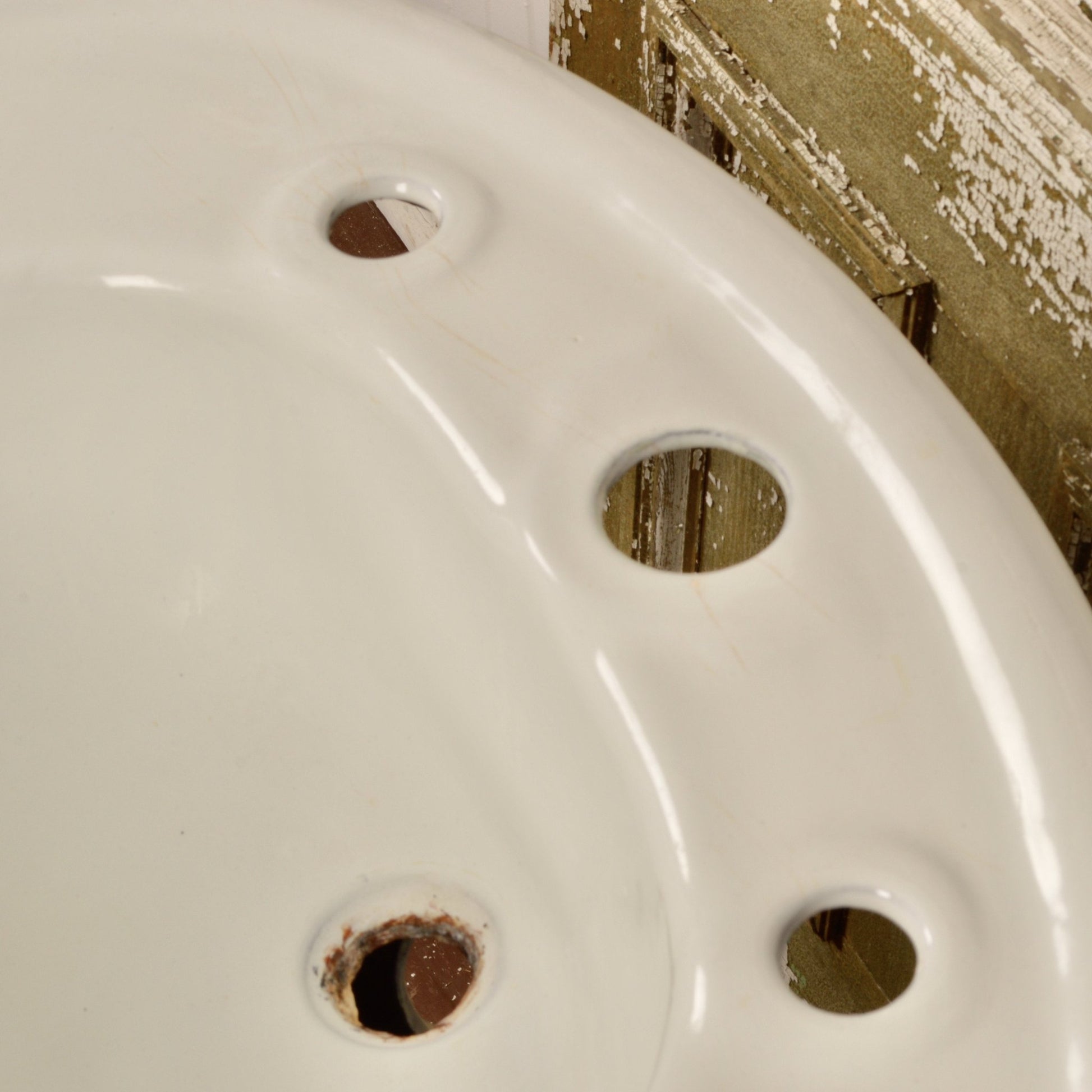 Oval Antique Cast Iron Sink - Salvage-Garden