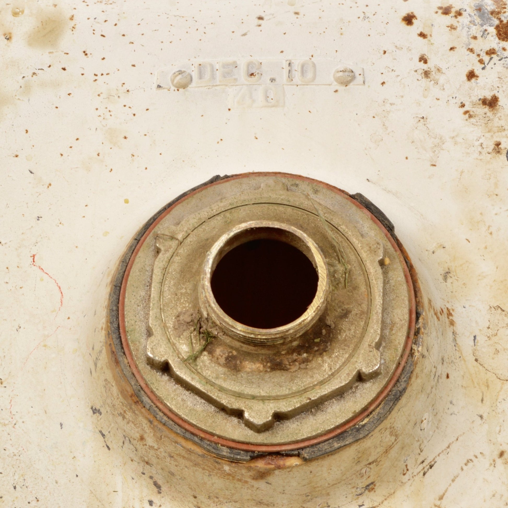 Vintage Apron Front Farmhouse Cast Iron Sink With Draining Board - Salvage-Garden