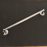 Vintage Chrome plated Towel Bar - Salvage-Garden