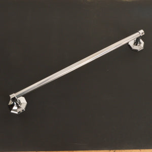 Vintage Chrome plated Towel Bar - Salvage-Garden