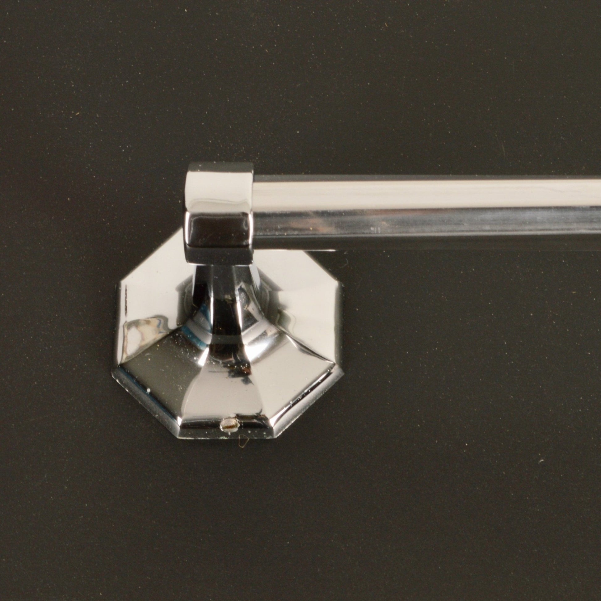 Vintage Chrome plated Towel Bar - Salvage-Garden