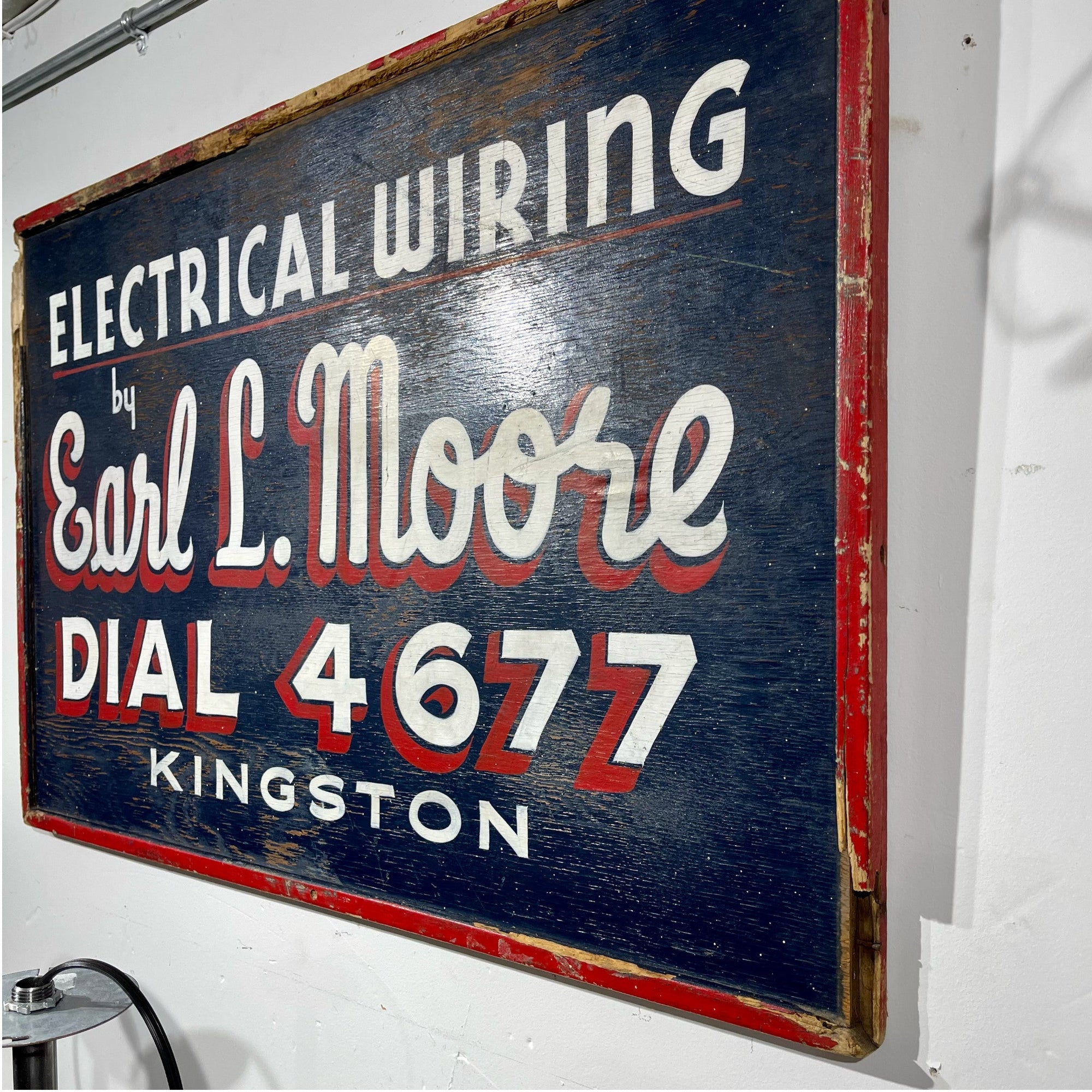 Vintage Hand Painted Trade Sign - Salvage-Garden