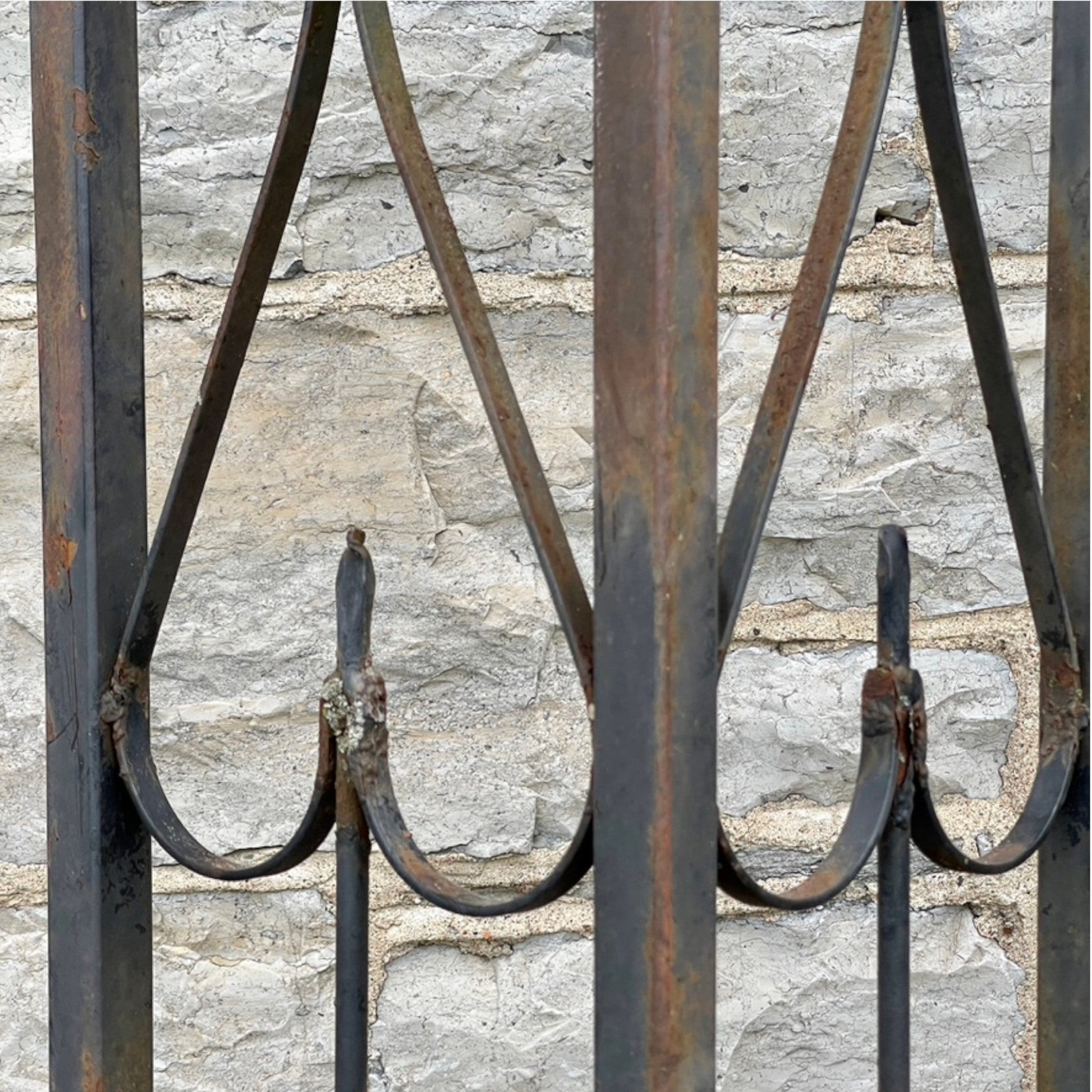 Vintage Steel Porch Columns - Salvage-Garden