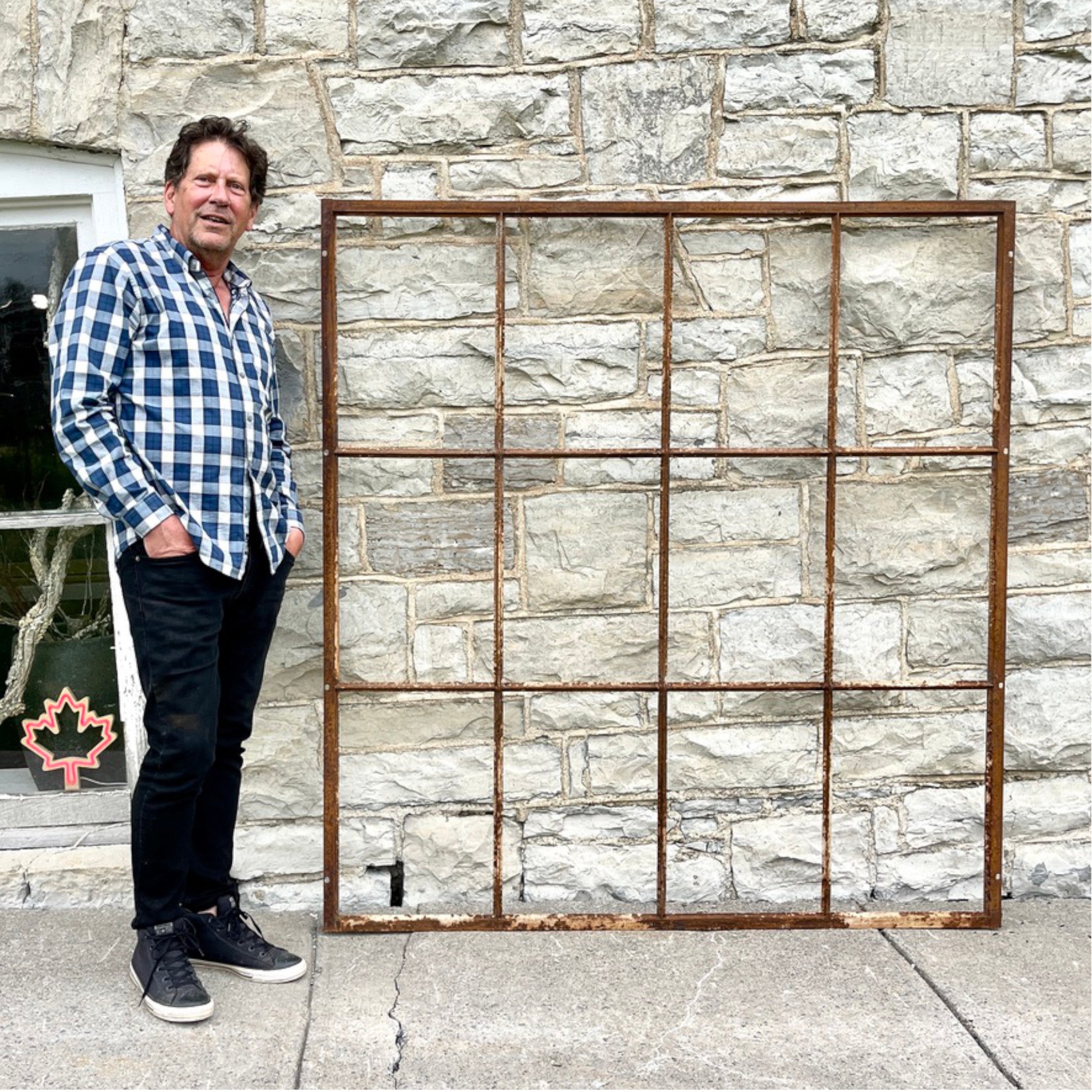 Vintage 12 Lite Steel Factory Windows – Toronto Cosmetics Warehouse Salvage