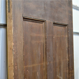 19th Century 6 Panel Door - Salvage-Garden