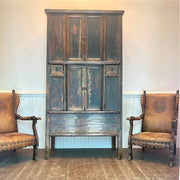 19th Century Chinese Painted Tapered Cabinet