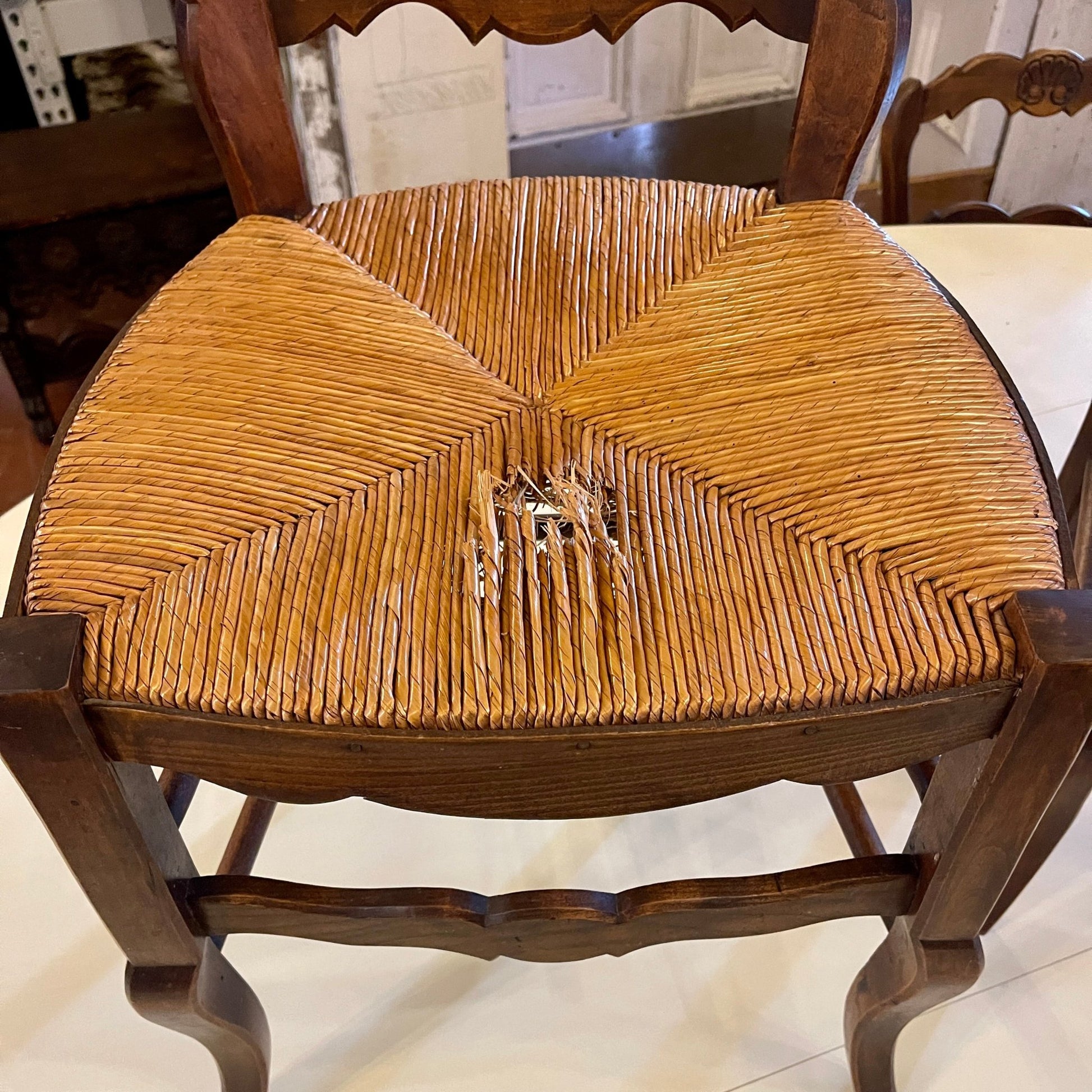 19th Century French Hand Carved Chairs - Salvage-Garden