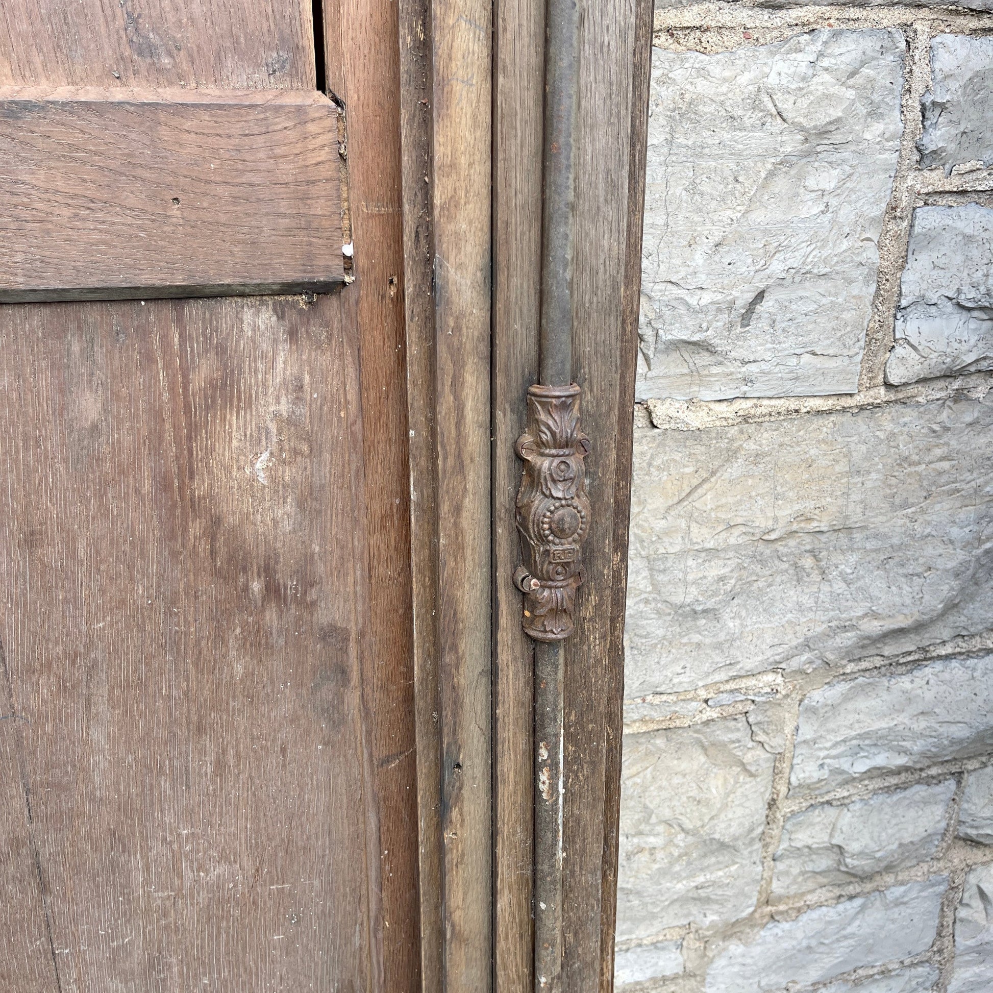 19th Century French Oak Armoire Panels And Doors - Salvage-Garden