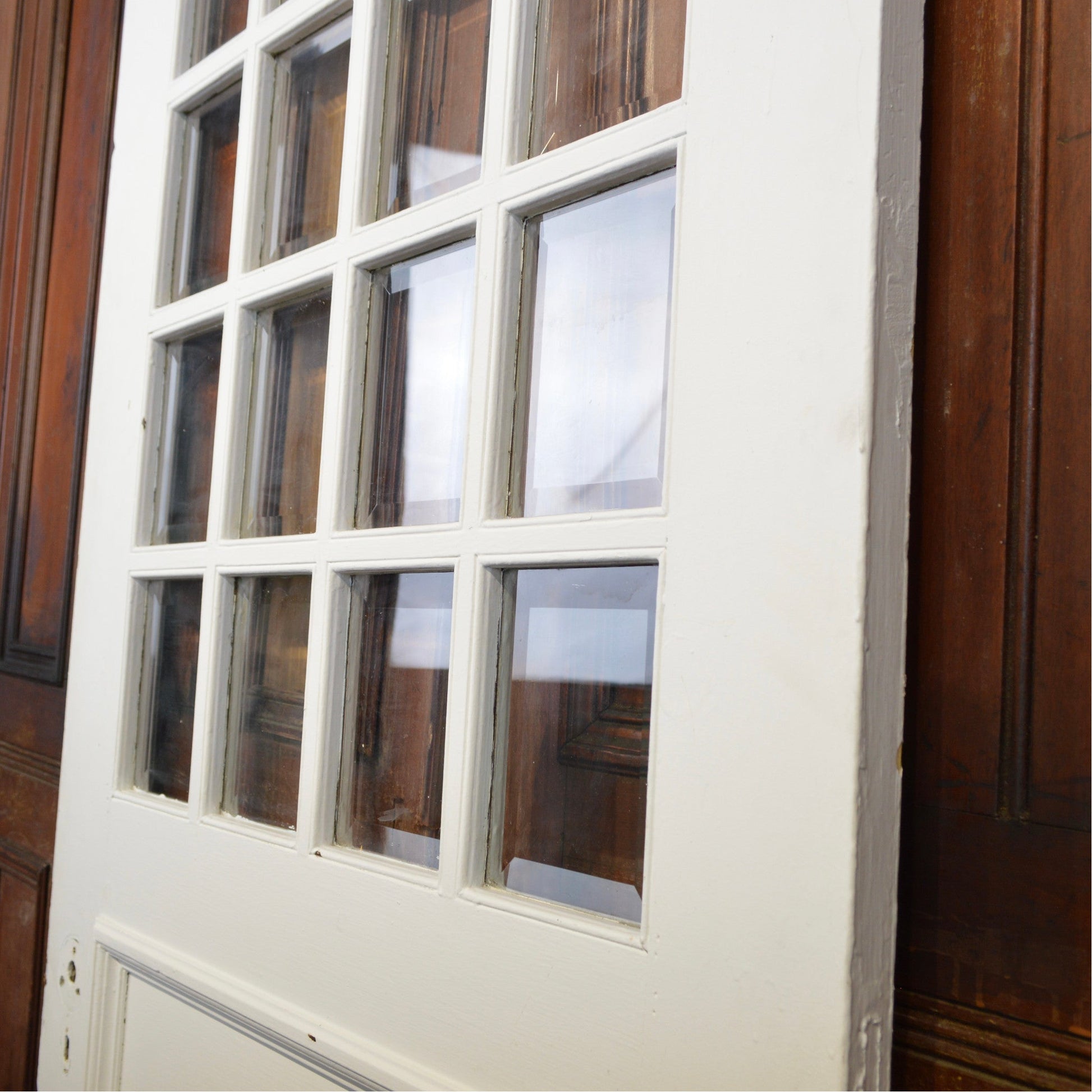 3 Panel Door French Door with 20 Lites - Salvage-Garden