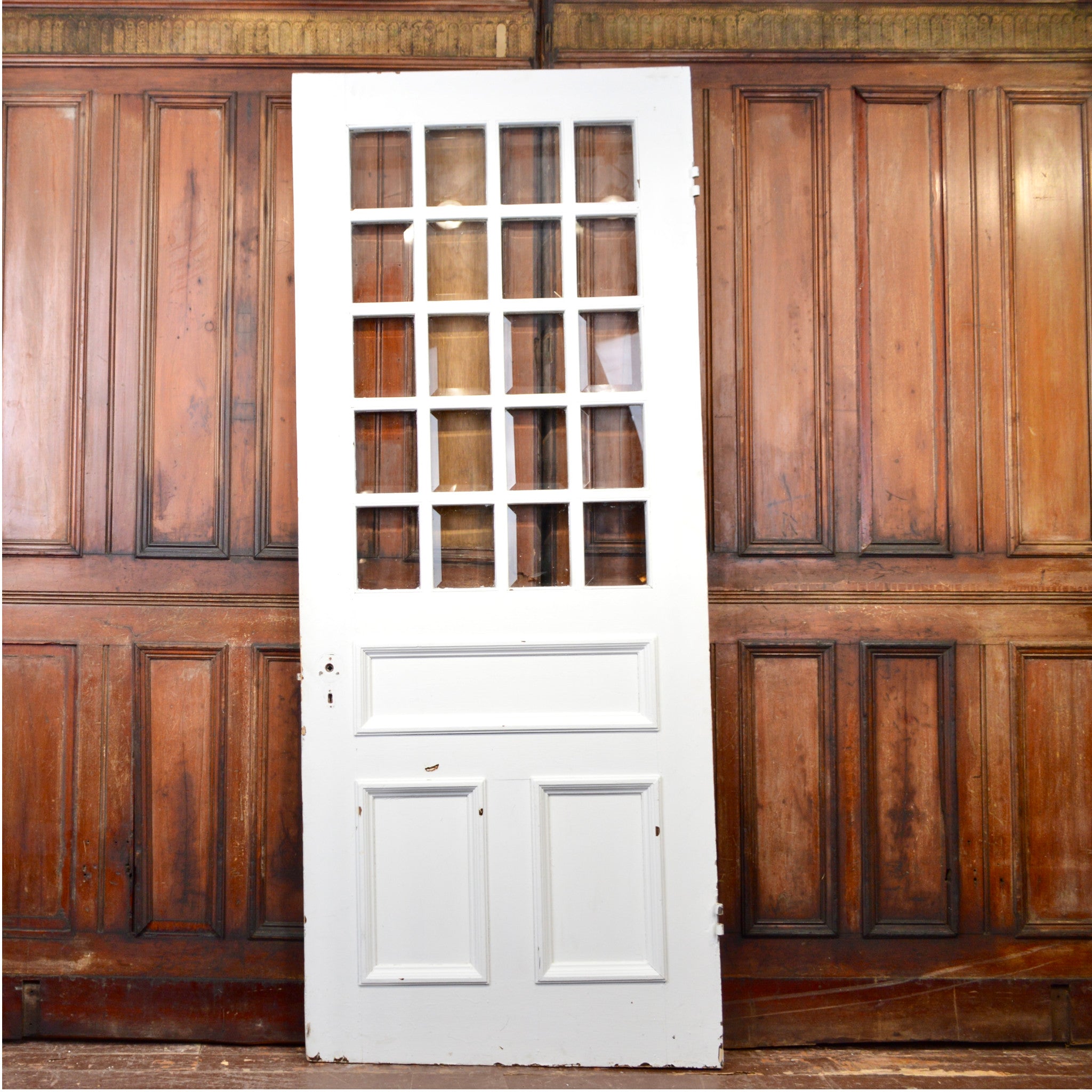 3 Panel Door French Door with 20 Lites - Salvage-Garden