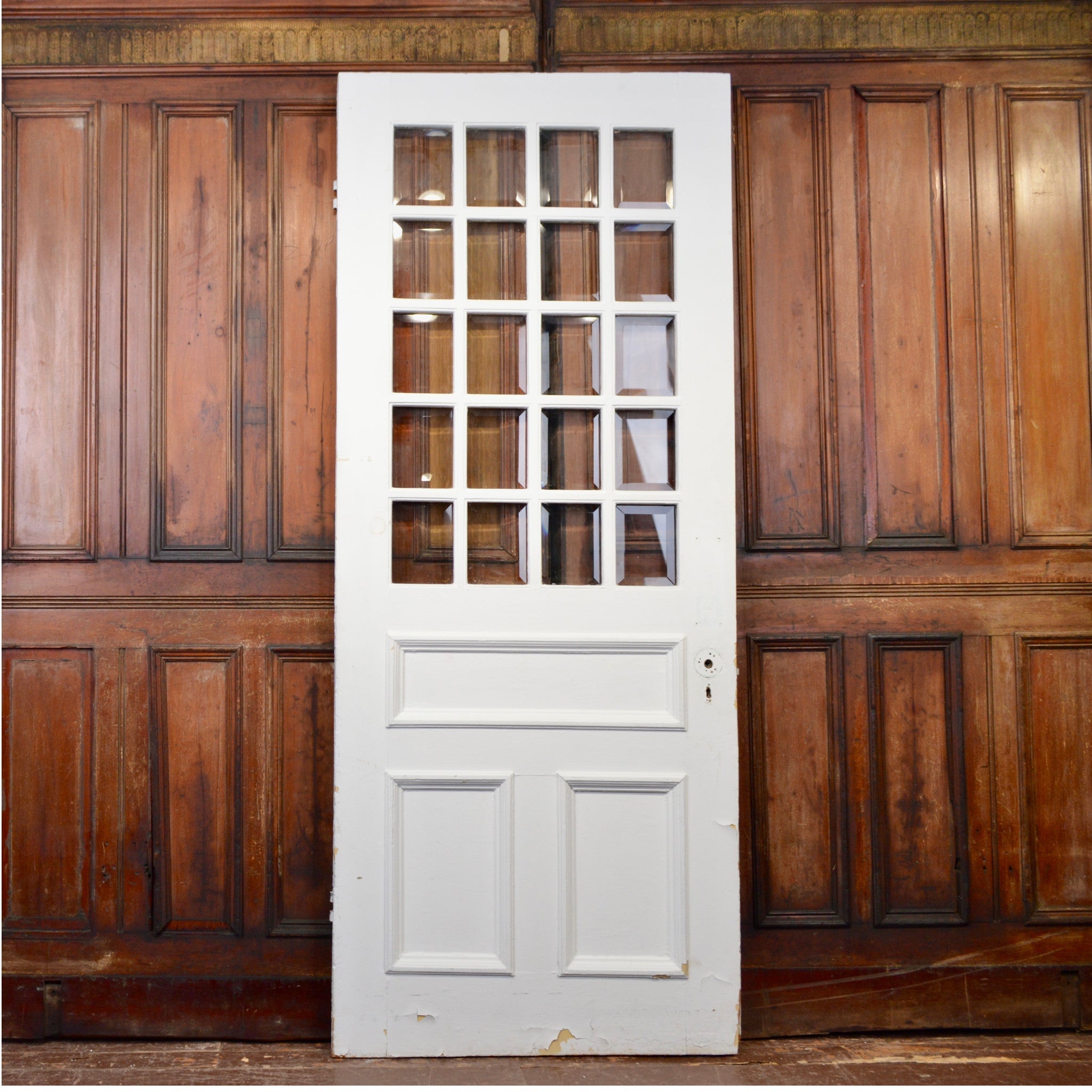 3 Panel Door French Door with 20 Lites - Salvage-Garden