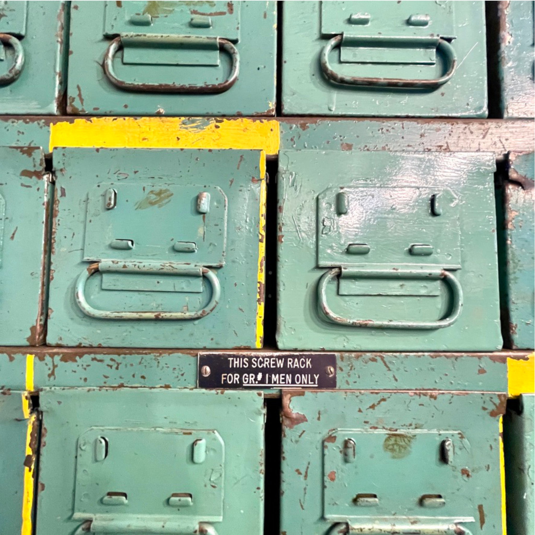 Antique Industrial Steel Cabinet – 66 Drawer Bolt Bin (Golden Mile, Scarborough, ON)