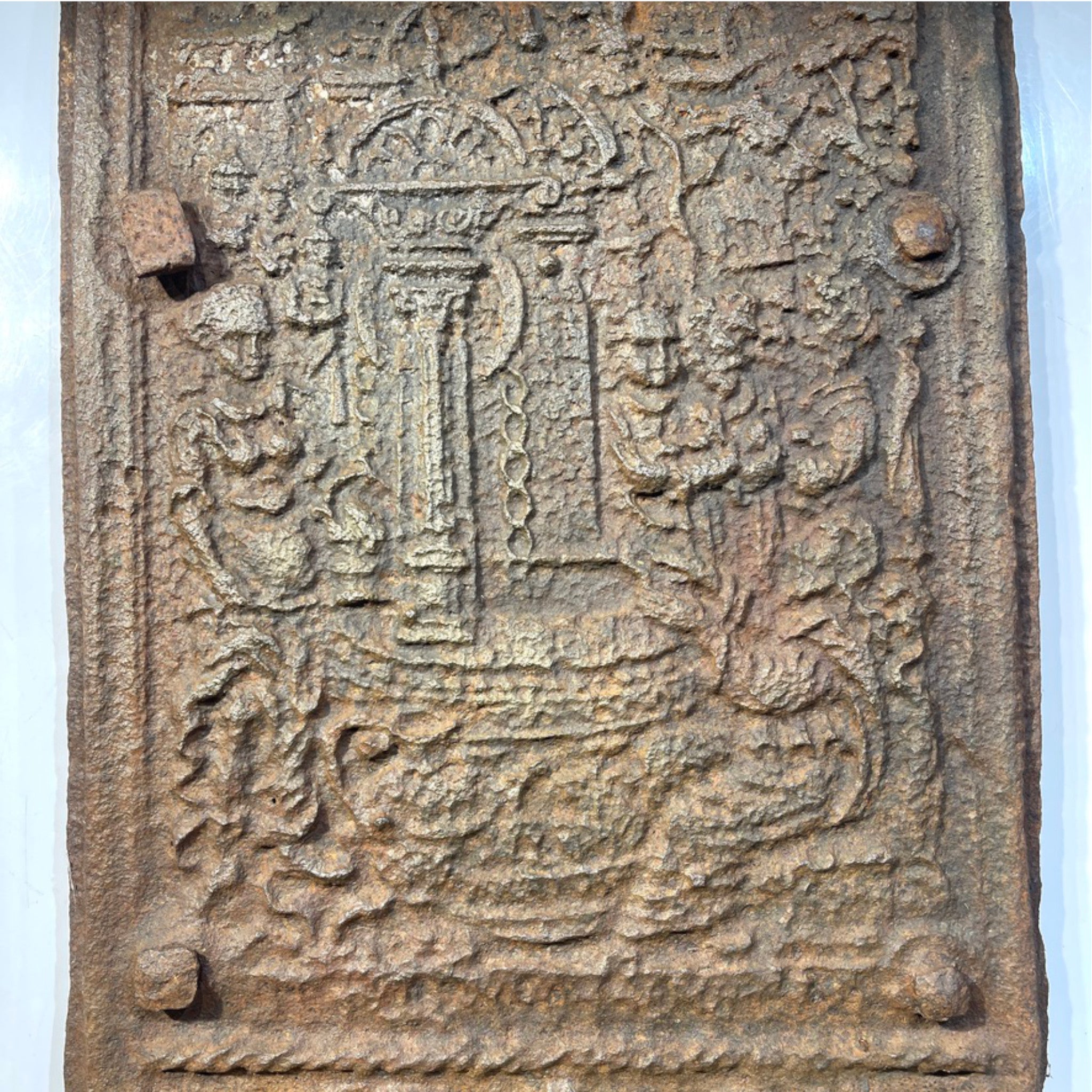 16th Century Cast Iron Fireback