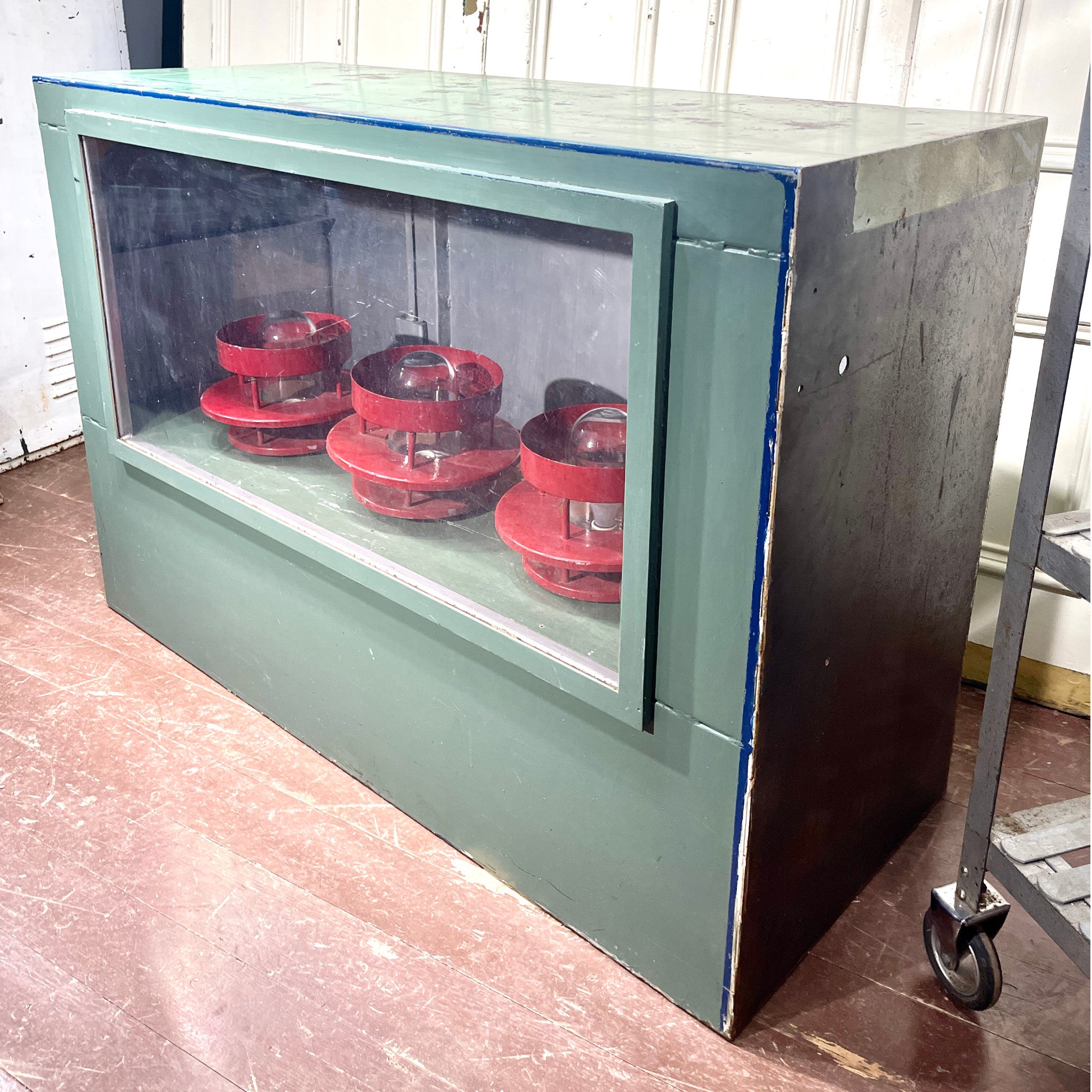 Vintage Steel Display Cabinet