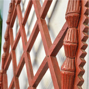 Eastern European Folk Carved Backboard, 19th Century