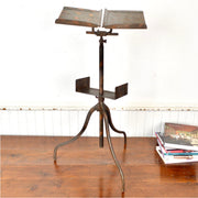 Antique Dann’s All-Steel Dictionary Stand with Original Japanned Finish
