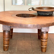 Late 19th Century Warming Table with Copper Brazier