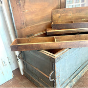 Antique Carpenter’s Chest with Removable Interior Tills & Original Iron Hardware