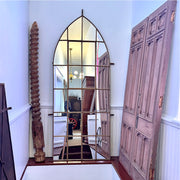 Steel Frame Window With Mirror Inserts