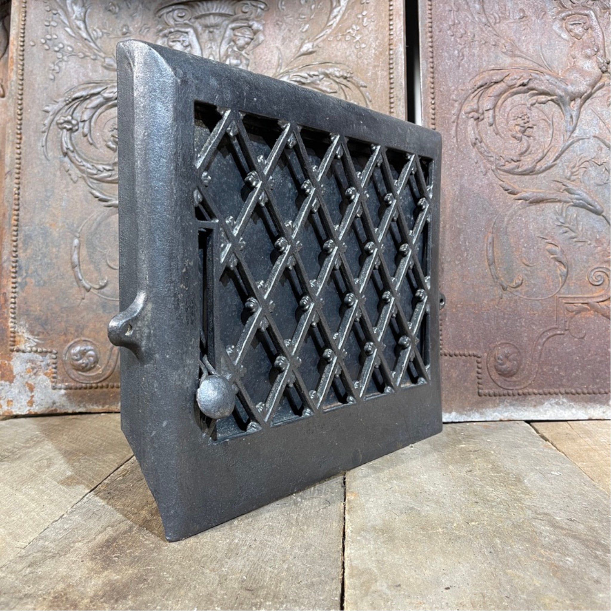Antique Heat Register With Broken Corner