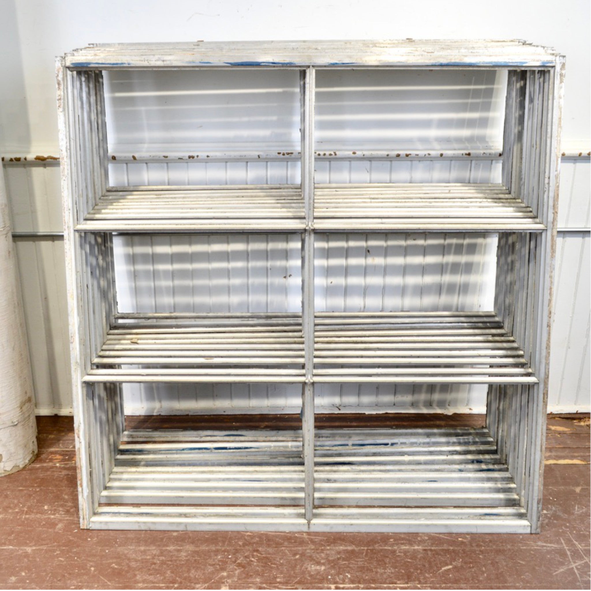 Salvaged MCM Anodized Aluminum Window Frame – Dominion Tire Plant, Kitchener