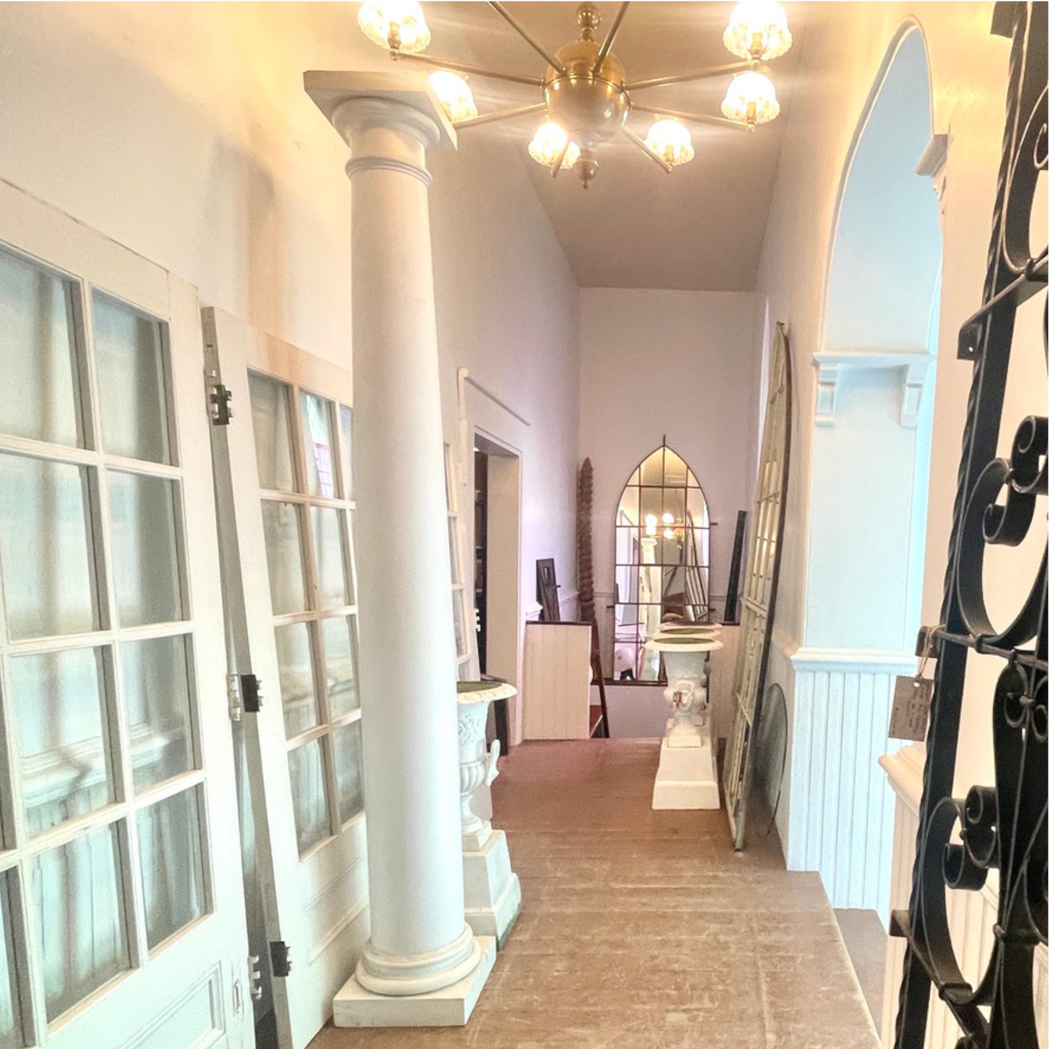 Salvaged 19th Century Doric Column from an Ontario Victorian Home