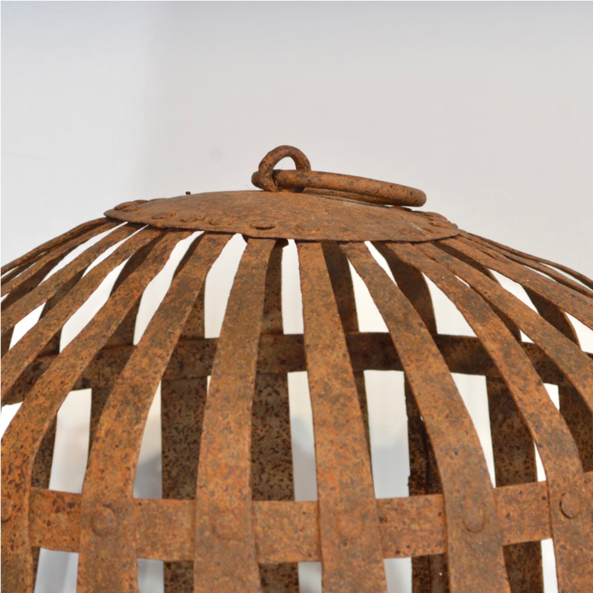 18th Century Dutch Forged Iron Fire Shield