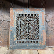 Antique Heating Grate With Frame