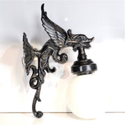 Gothic Griffin & Dragon Wall Light