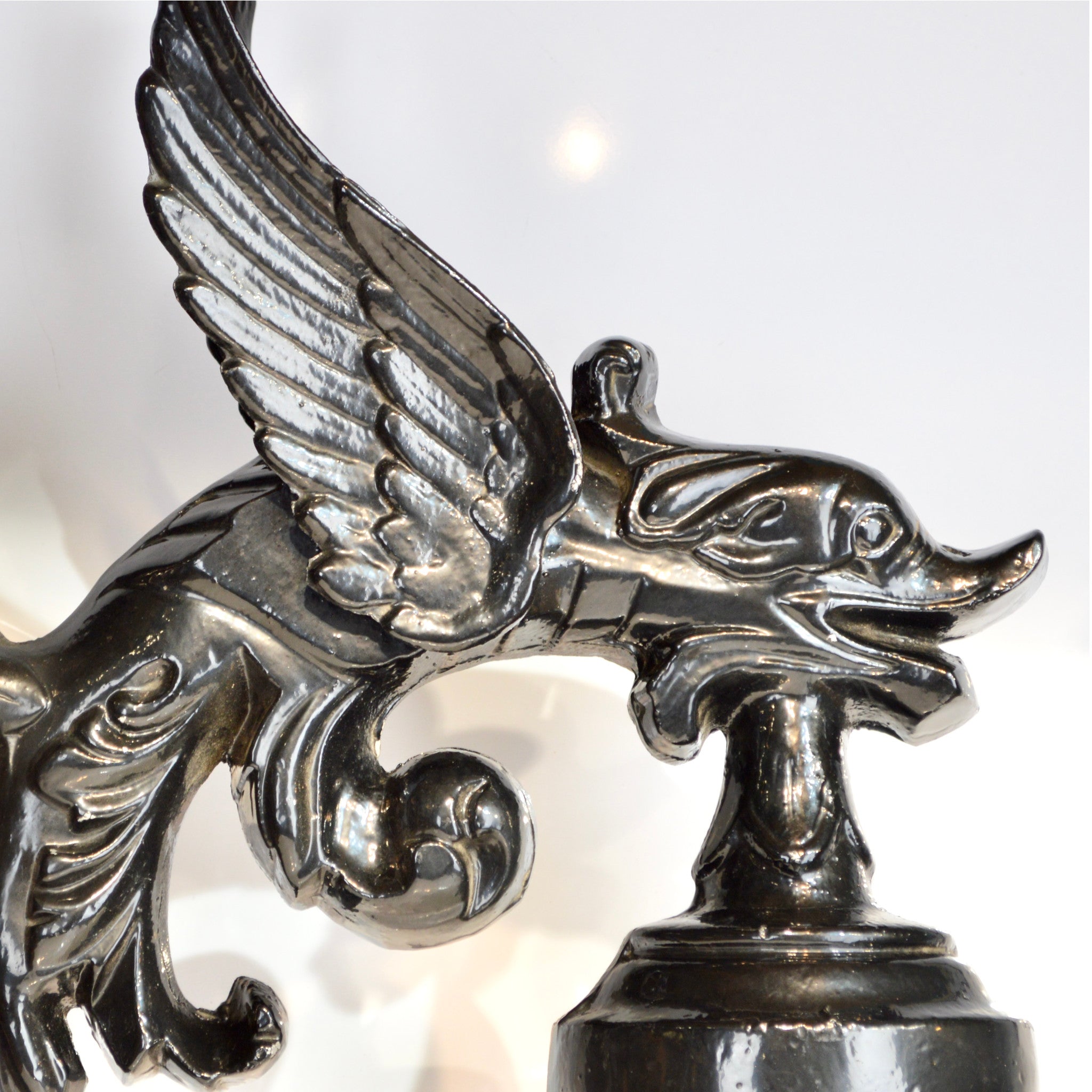 Gothic Griffin & Dragon Wall Light