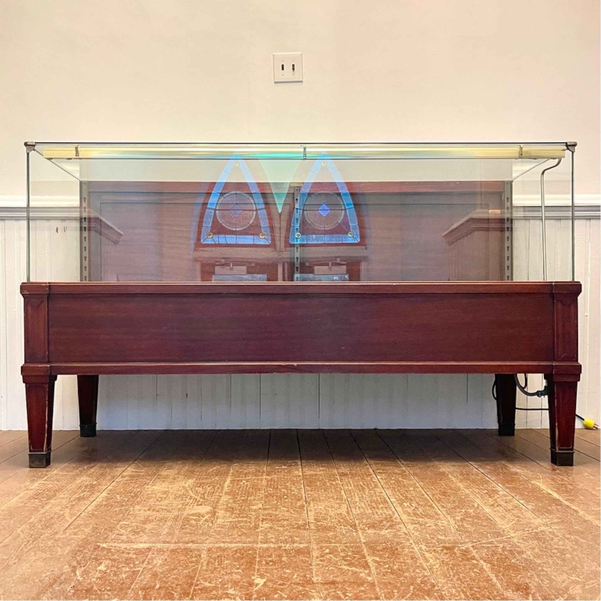 Pair of Kent–McClain Mahogany Display Showcases