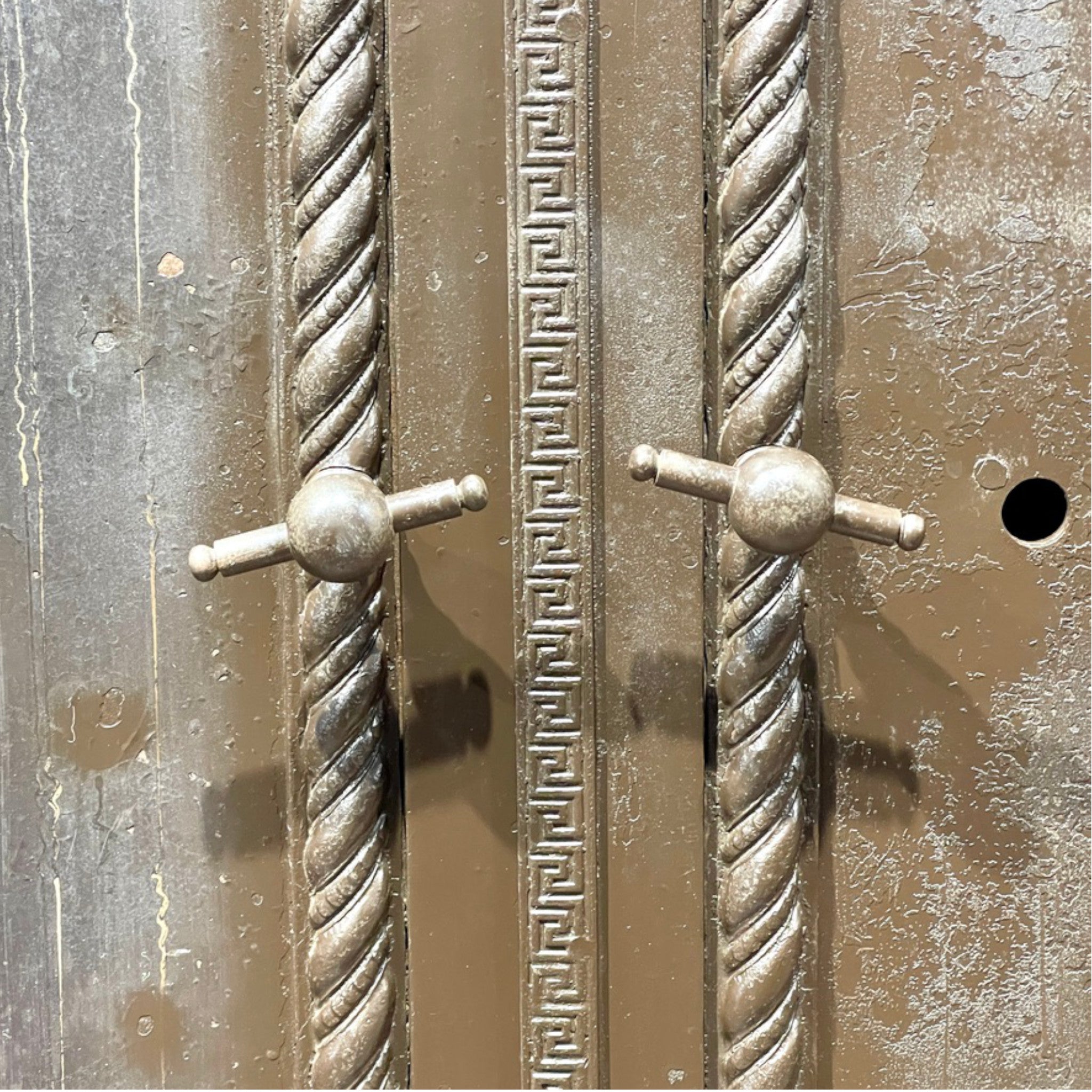 Antique Steel Ledger Cabinet by Office Specialties – Late 19th Century Vault Storage