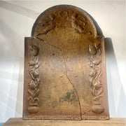 17th Century Cast Iron "Allegory Of Peace" Fireback