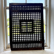 Antique Moroccan Turned-Wood Window Grill