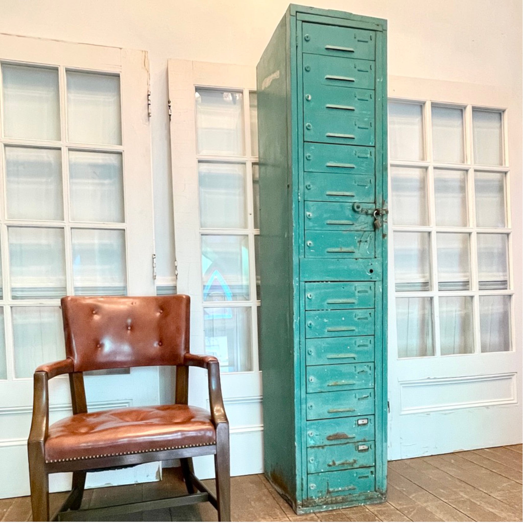 Vintage Change-O-Matic Industrial Storage Cabinet