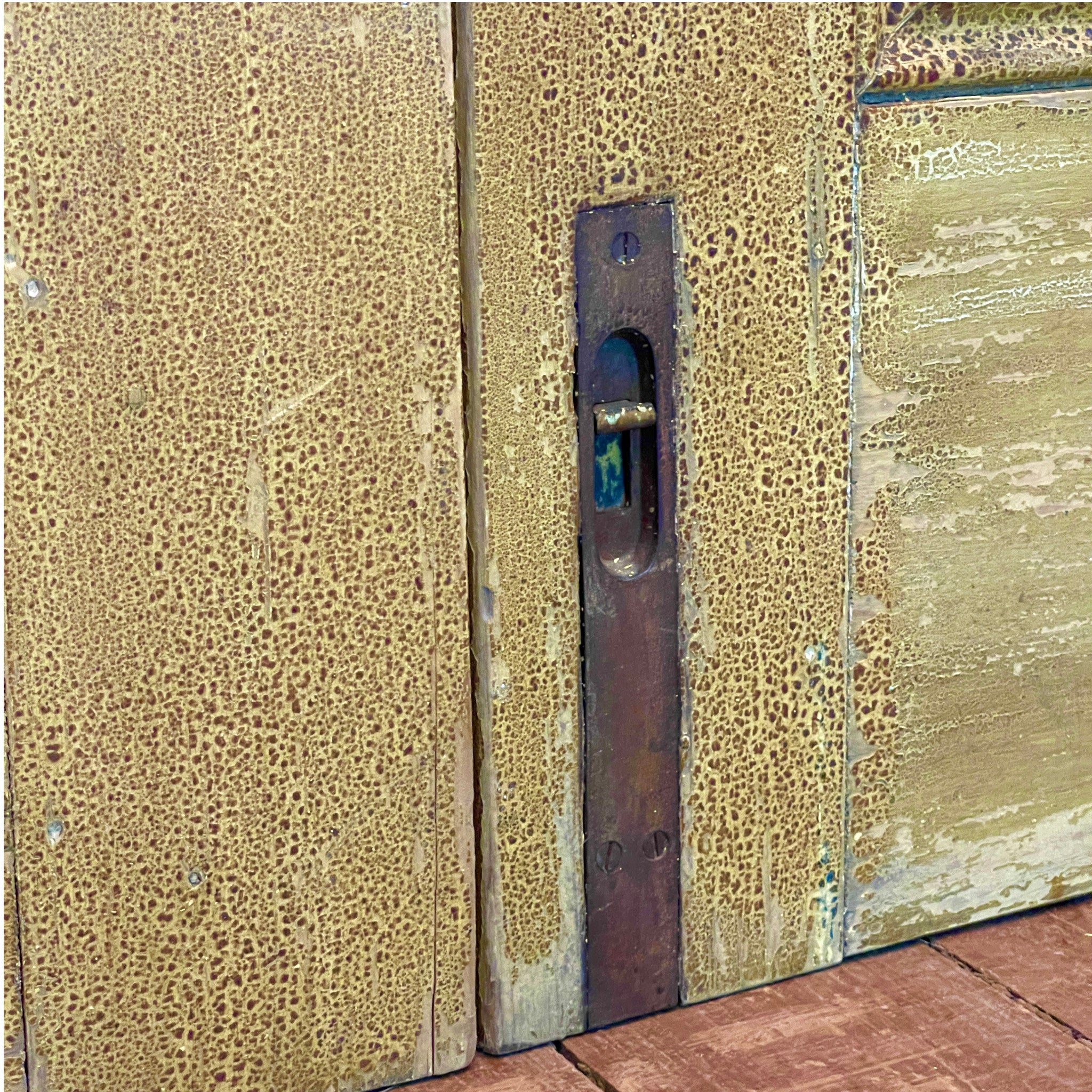 Early 20th Century Arched Interior Double Doors with Original Hardware