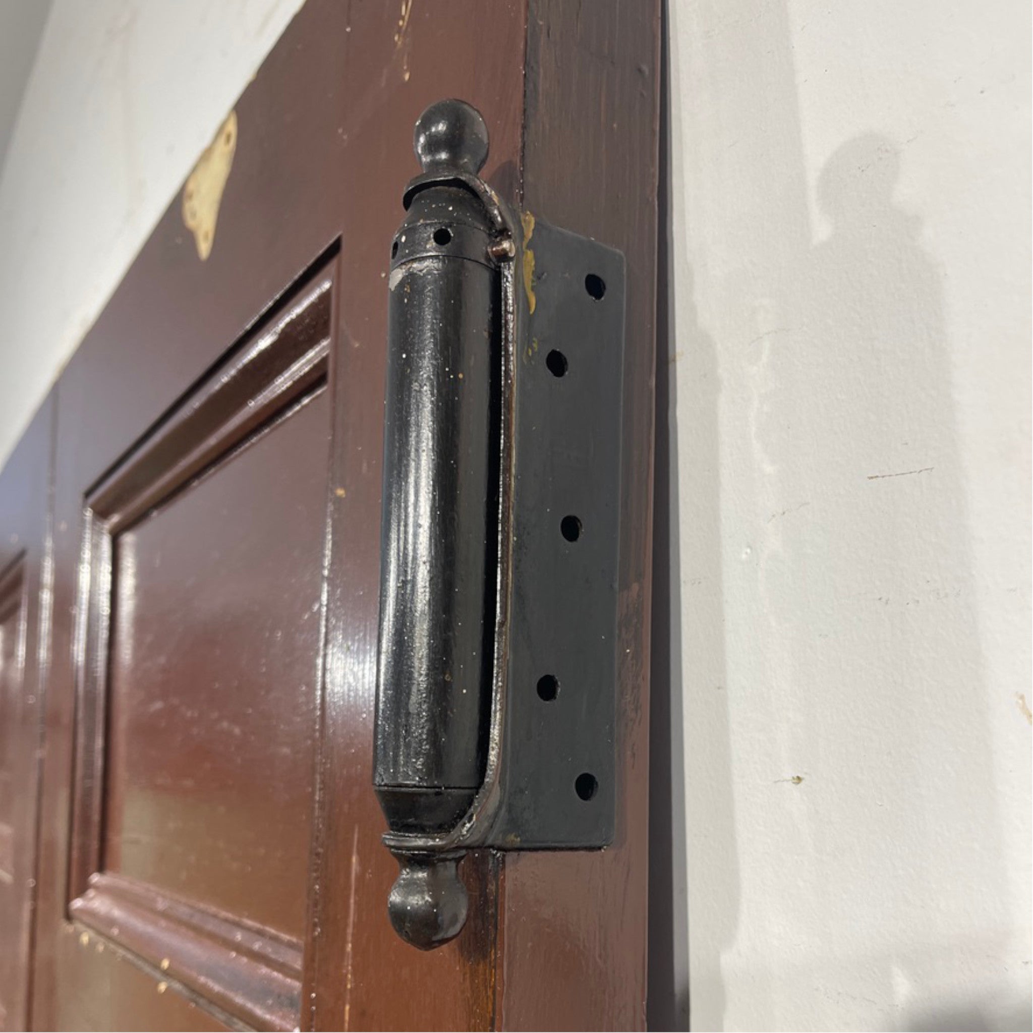 Ottawa Church Double Doors with Original Faux Oak Graining