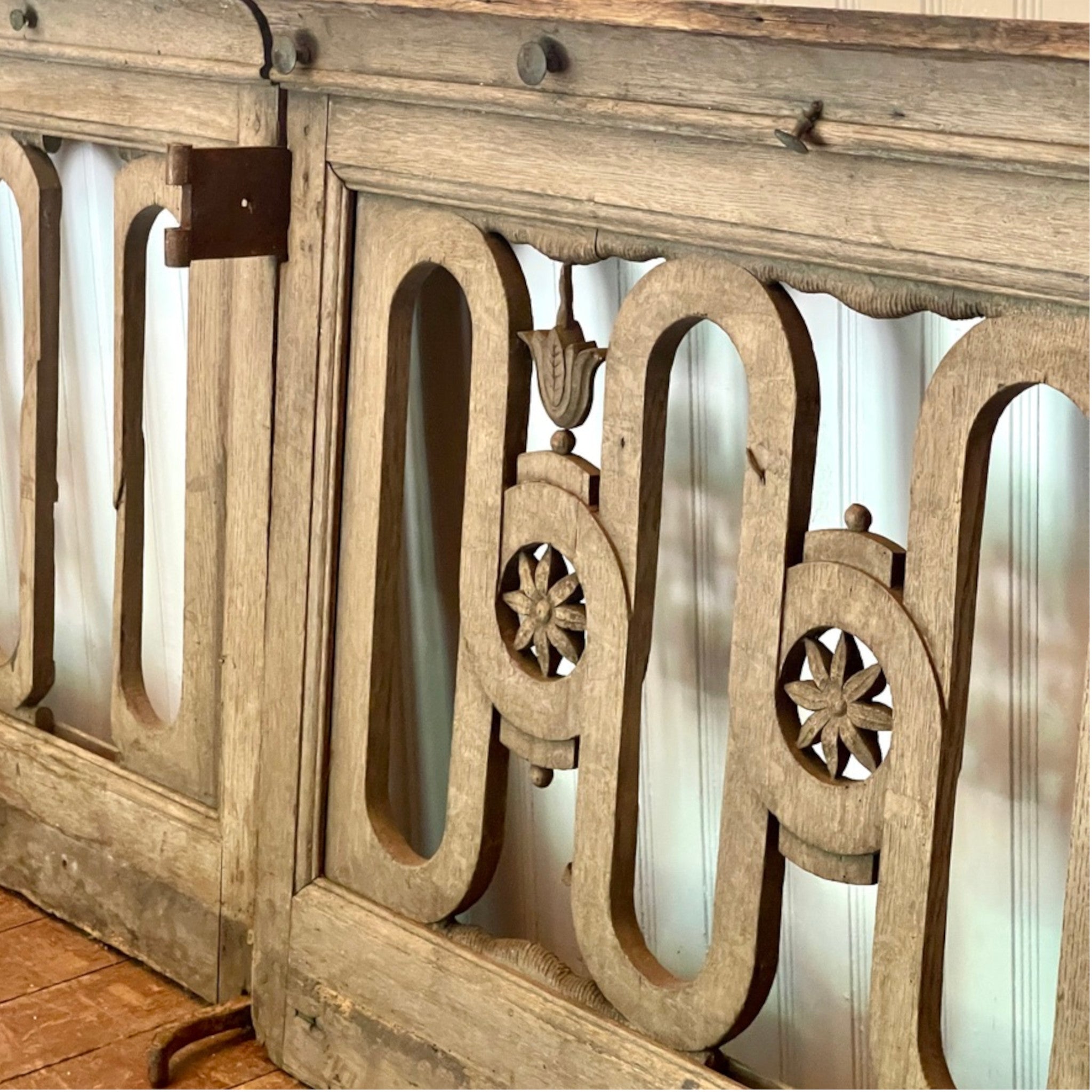 European Architectural Fragments | Pair of Carved Wood Wall Sculptures
