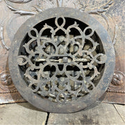 Antique Round Cast Iron Heat Register