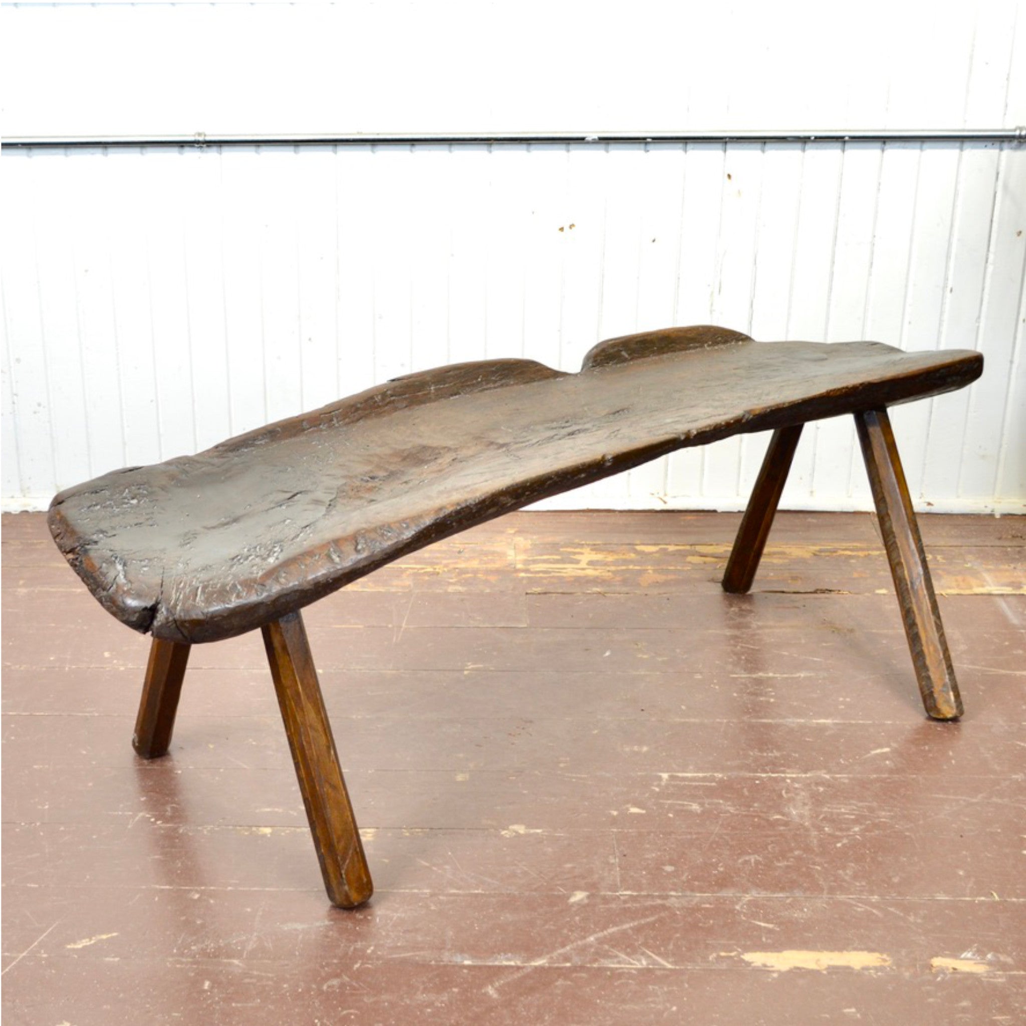 Rustic Hardwood Bench