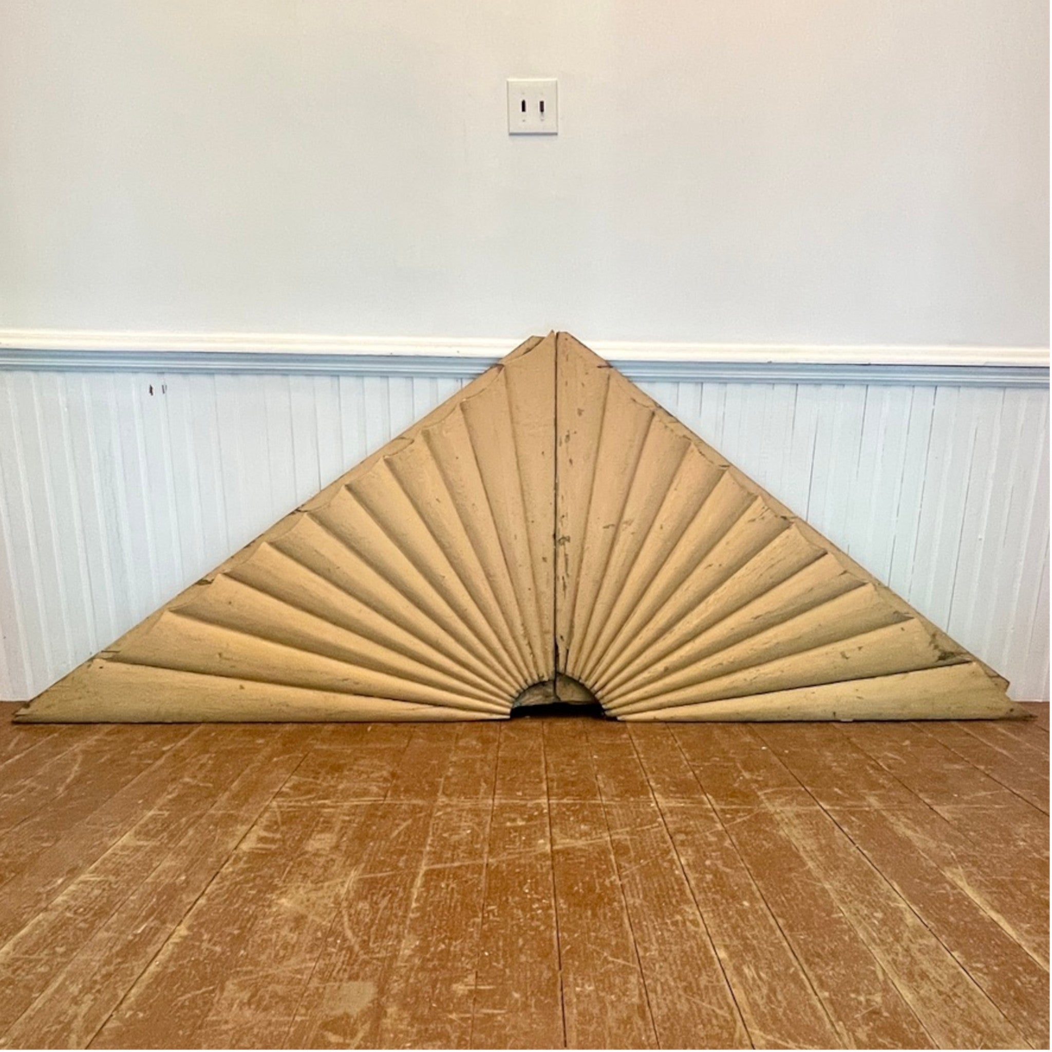 Antique Victorian Sunburst Porch Ends | Architectural Wall Art | c. 1880–1910