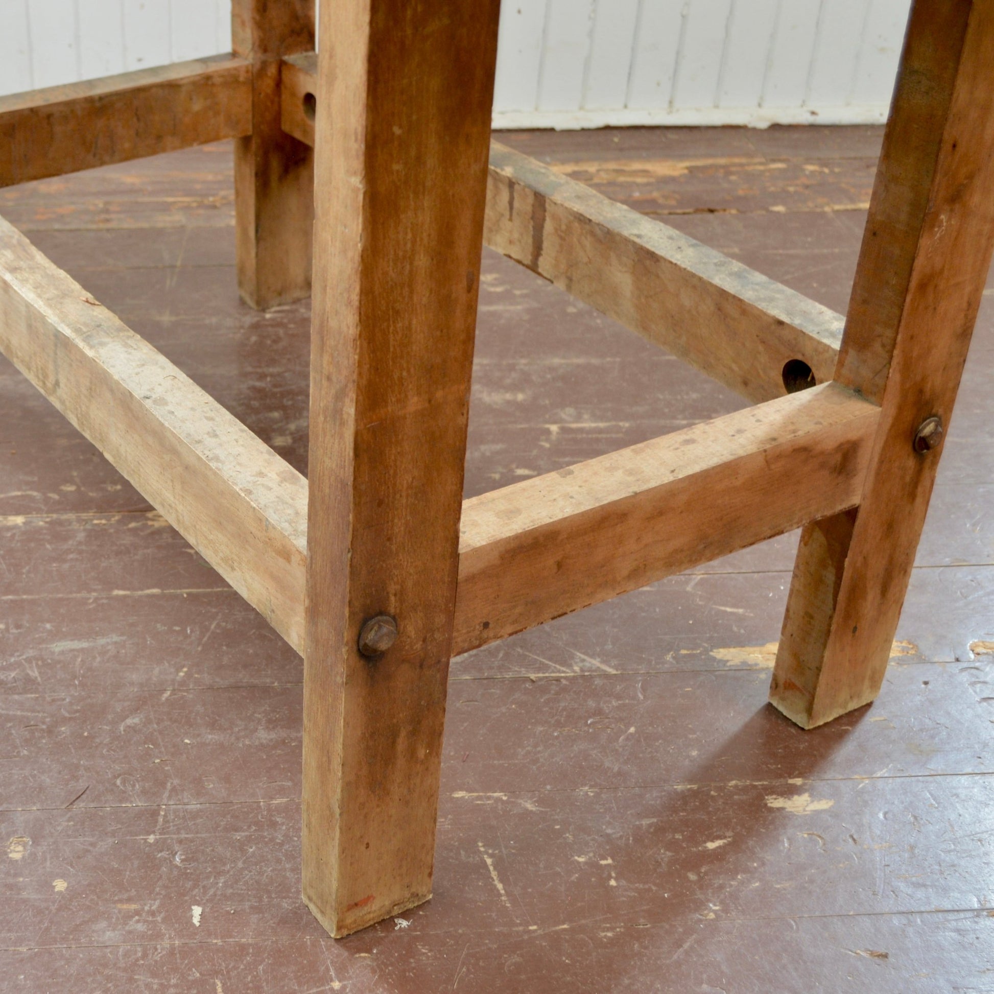 Antique Carpenter's Bench With Two Vices - Salvage-Garden