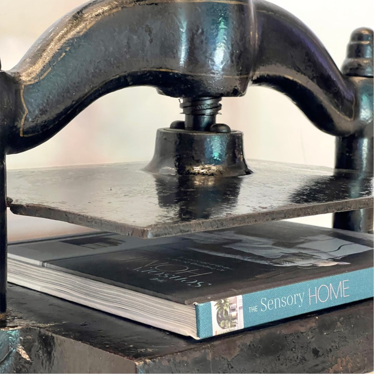 Antique Cast Iron Bookbinding Press | Circa 1900