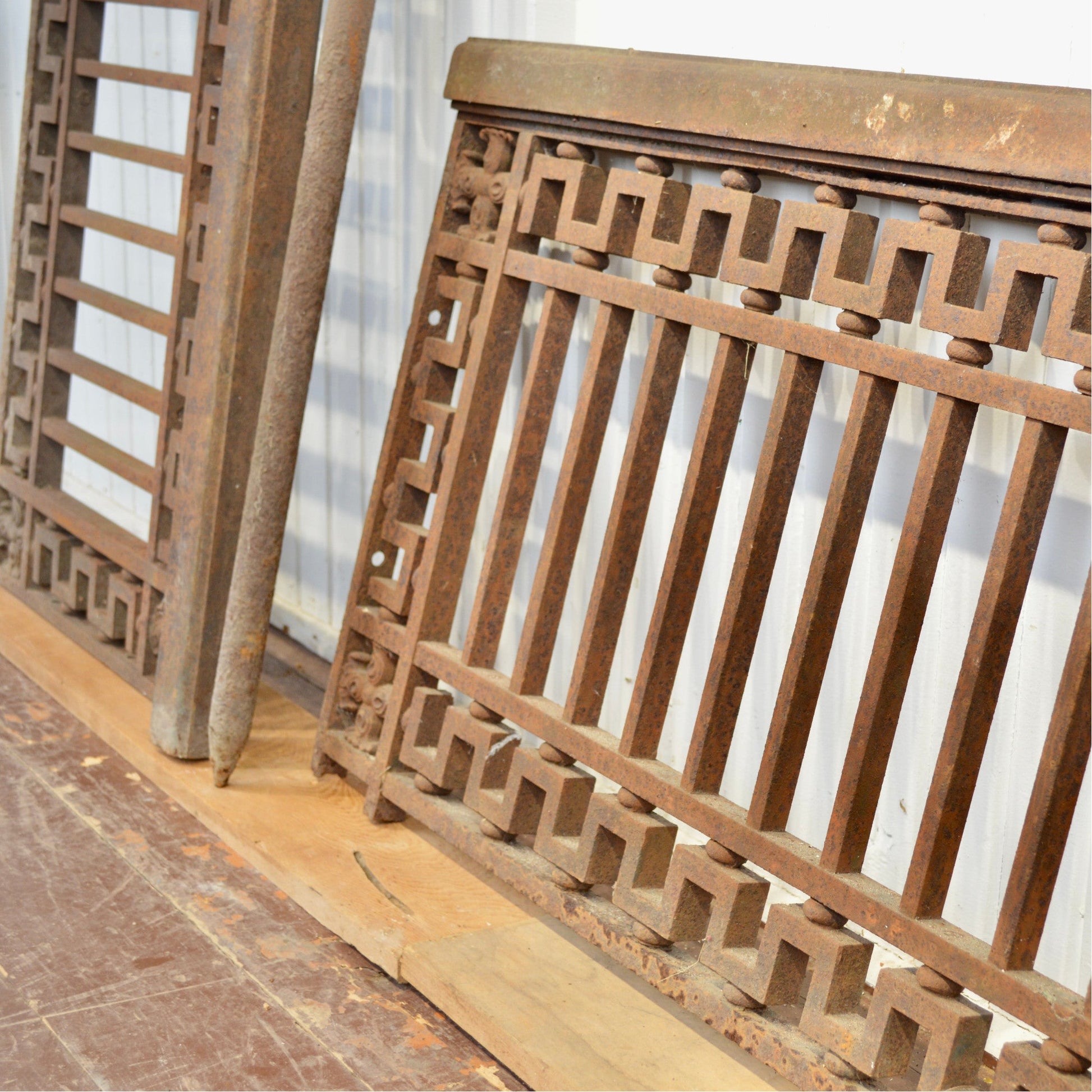 Antique Cast Iron Railing - Salvage-Garden