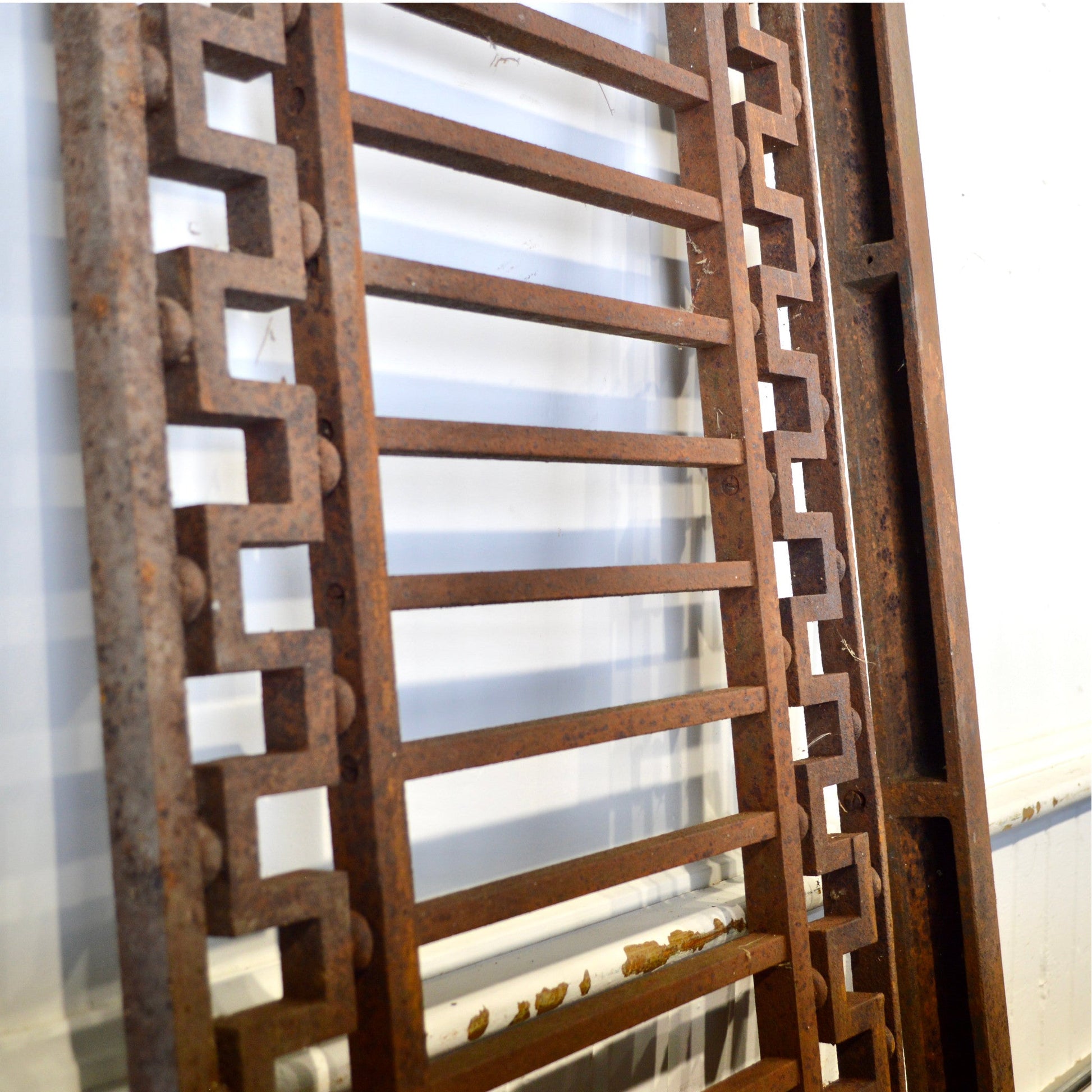 Antique Cast Iron Railing - Salvage-Garden